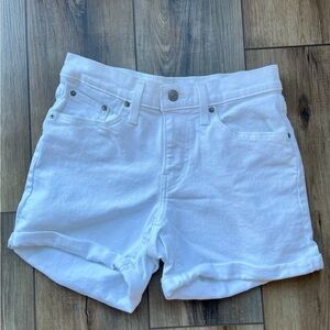 White Levi’s Shorts | Mid Length | Size 28 | EUC